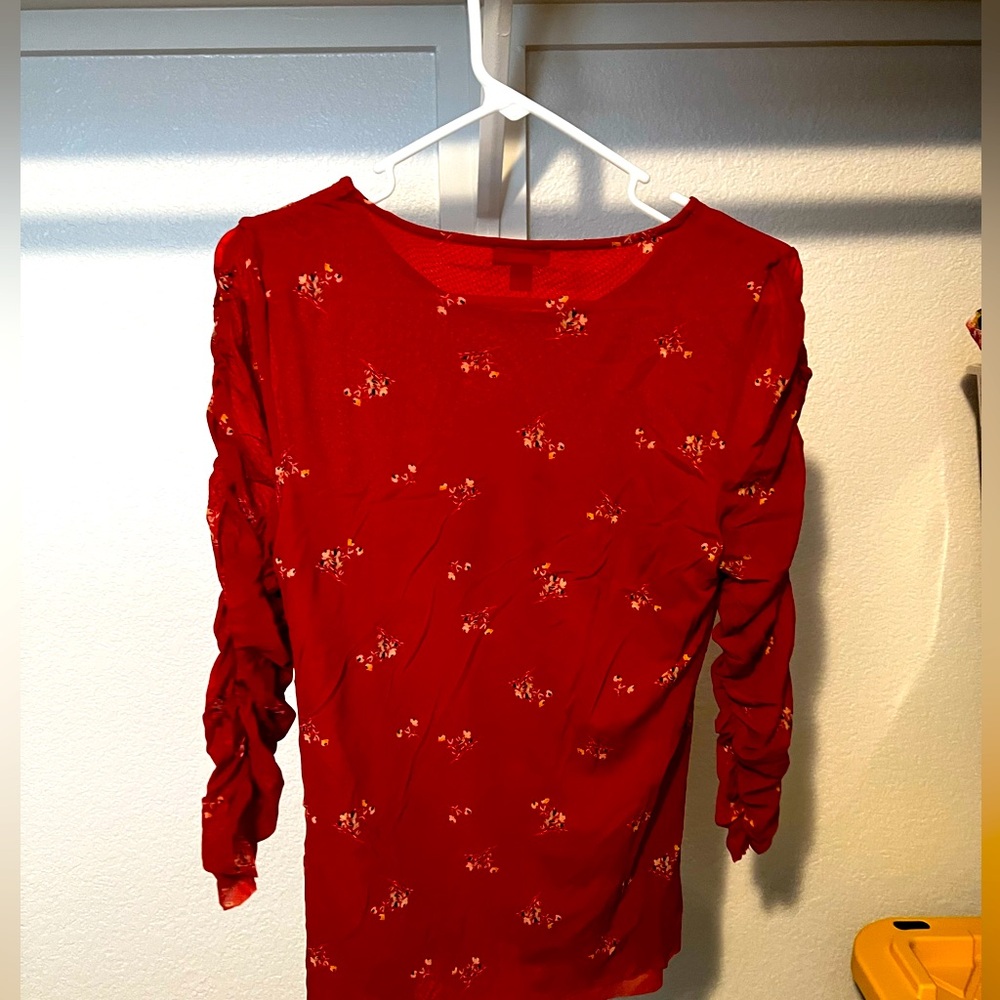 Large Vince Camino mesh top